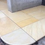 Yellow Mint Sawn & Honed Bullnose Corner