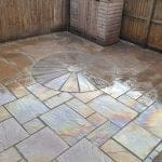 Autumn Brown Riven Circle 3.3