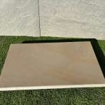 Camel Dust Sawn & Honed Bullnose Step 900x450x35