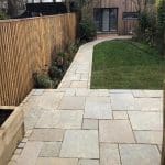 Yellow Limestone Tumbled Brushed Mixed Patio Pack