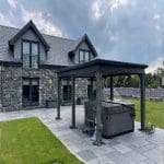 Black Limestone Mixed Pack Natural Sawn Edges