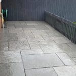 Grey Limestone Tumbled Brushed Mixed patio pack