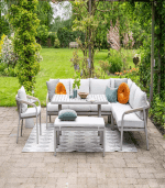 Monaco Corner Dining Set with Bench