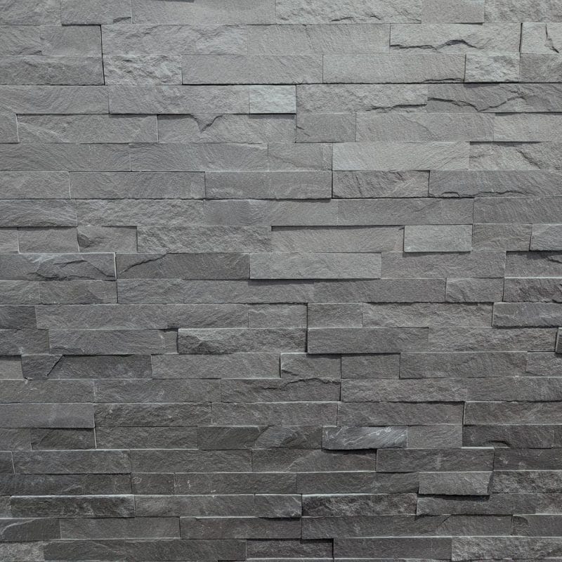Black Slate Split Face Walling