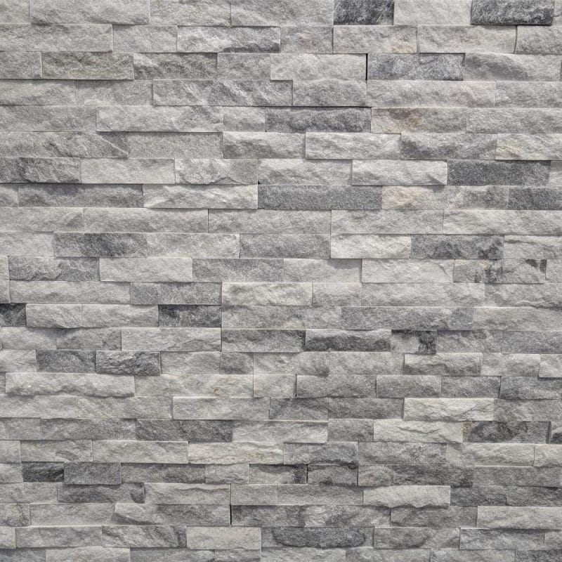 Silver Grey Split Face Walling